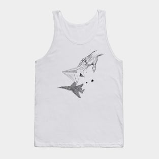 paper airplane Tank Top